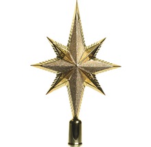 Étoile dorée pour sapin de Noël