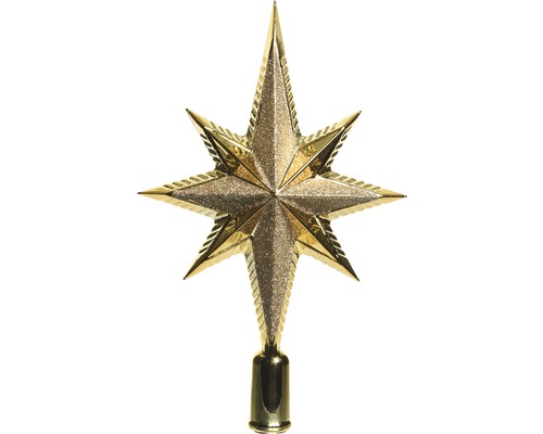 Cimier étoile en plastique or Cimier étoile en plastique or