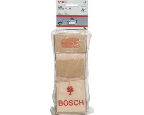 Papier abrasif Bosch GSS 230, 280 A/AE, lot de 10
