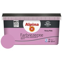 Alpina Wandfarbe Farbrezepte Party Pink 1 l
