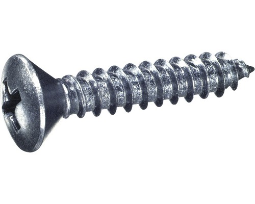 Vis à tôle à tête fraisée bombée avec empreinte cruciforme DIN 7983 3,5x13 mm acier inoxydable A2, 100 pièces Vis à tôle à tête fraisée bombée avec empreinte cruciforme DIN 7983 3,5x13 mm acier inoxydable A2, 100 pièces