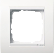Plaque d'interrupteur simple encadrement Gira Event blanc pur brillant-thumb-0