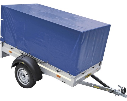 Bâche et arceaux Humbaur pour Startrailer Basic bleu pour hauteur de chargement 100 cm 2070 x 1000 mm