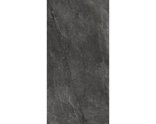 Carrelage de sol foncé avec motif de pierre