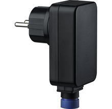 Transformateur Power Supply Plug & Shine Paulmann IP44 21W avec prise noir 230/24V-thumb-0