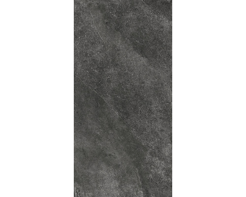 Carreau de sol gris foncé aspect marbre