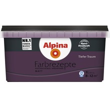 Alpina Wandfarbe Farbrezepte Tiefer Traum 1 l