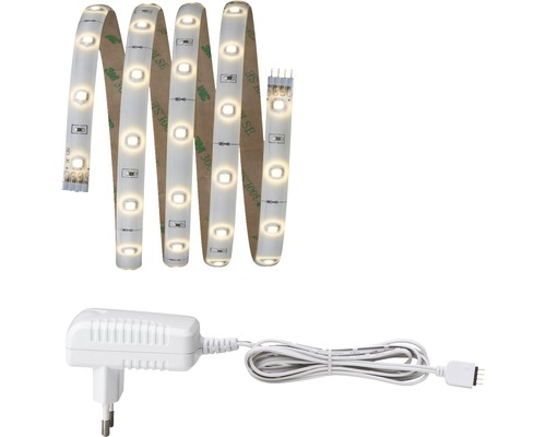 YourLED kit de base bande prête à l'emploi IP23 1,5 m 300 lm 3000 K 60 LED revêtement 12V compatible Smart Home après extension