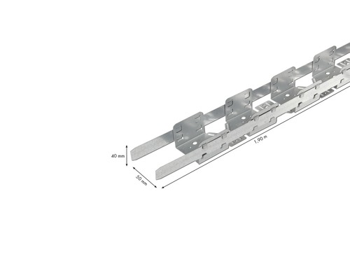 Dachlattenhalter aus Metall, 1,90 Meter lang