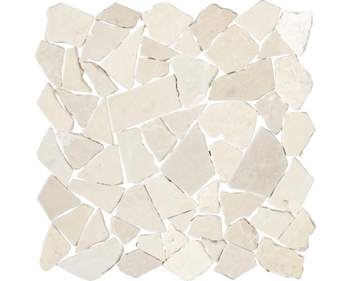 Mosaïque en marbre-pierre naturelle polygonale Biancone, 30,5x30,5 cm Mosaïque en marbre-pierre naturelle polygonale Biancone, 30,5x30,5 cm