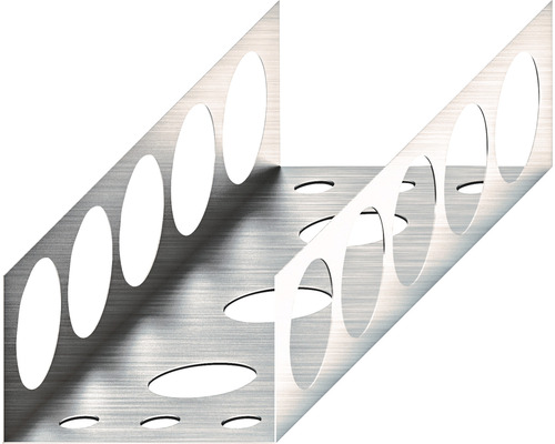 Winkelprofil aus Metall mit Löchern