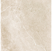 Dalle de terrasse FLAIRSTONE en grès cérame fin City Wave beige bords rectifiés 60 x 60 x 2 cm-thumb-0