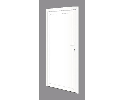 Porte en plastique blanche avec poignée de porte