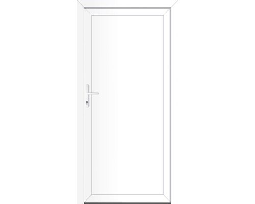Porte blanche avec poignée