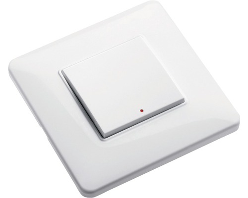 Interrupteur d''éclairage blanc pour montage mural