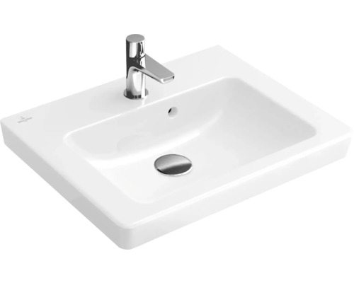 Lave-mains Villeroy & Boch Subway 2.0 50x40 cm 731550R1 blanc avec revêtement