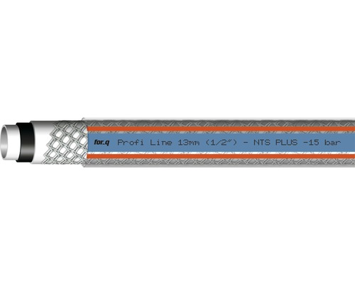 Coupe transversale d''un tuyau d''arrosage, diamètre 13 mm, pression 15 bars