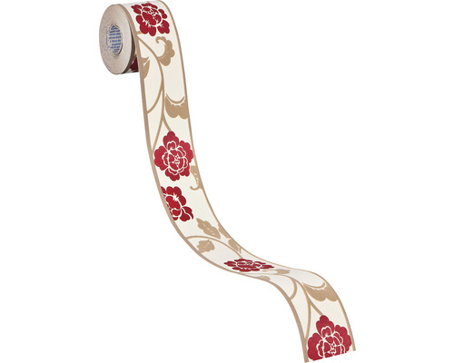 Bordure de papier peint à motif floral en rouleau