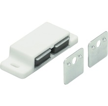 Clip magnétique pour deux portes, blanc, 25 pièces-thumb-0