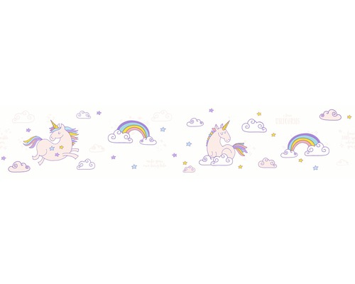 Bordüre 36983-1 Vinyl selbstklebend Einhorn Bummel weiß 5 m x 13 cm Bordüre 36983-1 Vinyl selbstklebend Einhorn Bummel weiß 5 m x 13 cm
