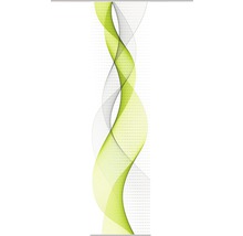 Schiebegardine Digitaldruck Opalia weiß grün 60x245 cm