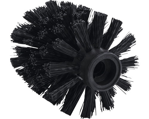 Tête de brosse WC étroite Ø 7,2 cm noir