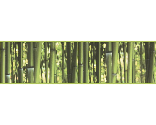 Frise autocollante 9036-17 Only Borders 8 Bambou vert 5 m x 17,7 cm