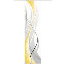 Présentoir roll-up avec design abstrait pour la publicité et les présentations