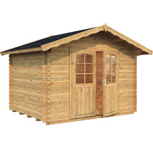 Gartenhaus aus Holz mit Doppeltür und Fenstern