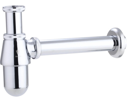 Siphon bouteille veporit. 1 1/4" laiton chromé Siphon en métal