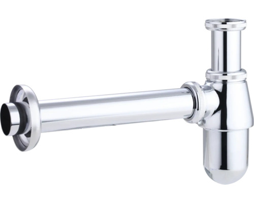 Siphon chromé pour lavabo