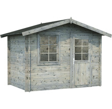Abri de jardin Palmako Klara 4,7 m² 335 x 234 cm imprégné par immersion gris