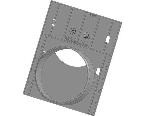 Hauraton Recyfix Standard Stirnwand mit Auslauf Typ 01 DN/OD 110 160 x 135 mm