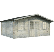 Abri de jardin en bois avec fenêtre et double porte