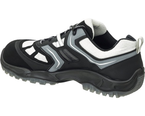 Chaussure de sécurité noire à lacets