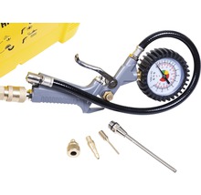 Compresseur mobile Stanley avec compresseur pour pneu, tuyau à air comroimé de 3m et 3x adaptateur