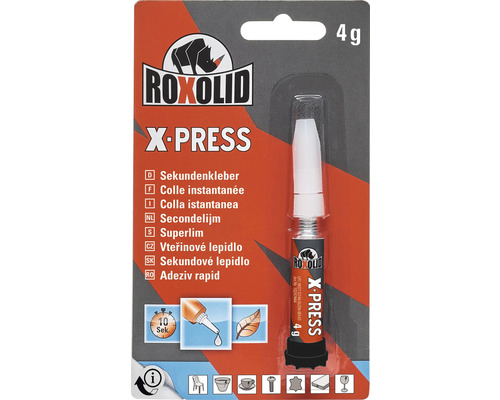 Roxolid X-Press colle instantanée, 4 grammes