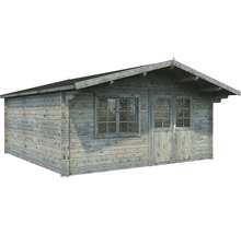 Gartenhaus aus Holz mit Fenster und Doppeltür