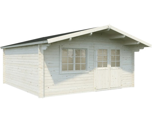 Abri de jardin en bois avec fenêtre et double porte