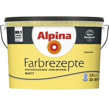 Alpina Wandfarbe Farbrezepte Sommerzeit 2,5 l