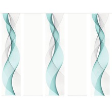 Panneau japonais décoratif avec motif ondulé pour fenêtres