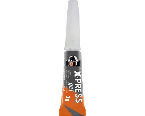 Colle instantanée ROXOLID X-PRESS Gel 3 g Colle instantanée ROXOLID X-PRESS Gel 3 g