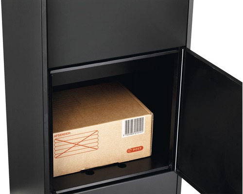 Boîte à colis avec colis