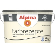 Alpina Wandfarbe Farbrezepte Ein Hauch von Gelb 6,5 l