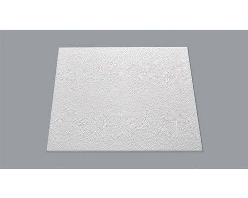 Dalle de plafond T148 aspect crépi ribé 50 x 50 x 1 cm 2 m² par paquet-0