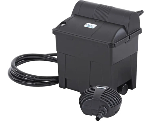 Système de filtration de bassin avec pompe et tuyau pour bassins de jardin