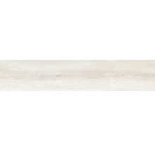 Carrelage pour mur et sol en grès cérame fin Limewood blanco 23,3 x 120 cm-thumb-4