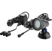 LED-Unterwasserstrahler mit Trafo, Anschlusskabel und Verteiler