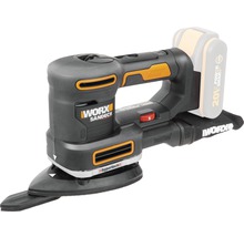 Ponceuse multifonction sans fil 5-in-1 WORX 20V WX820.9, avec accessoires, sans batterie ni chargeur