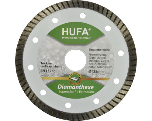 Meule diamantée Hufa Ø 125 mm Meule diamantée Hufa Ø 125 mm